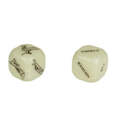 Φωσφοριζέ Ερωτικό Ζάρι με Στάσεις Καμασούτρα -"Glow-in-the-dark" Kamasutra Love Dice - Image 2