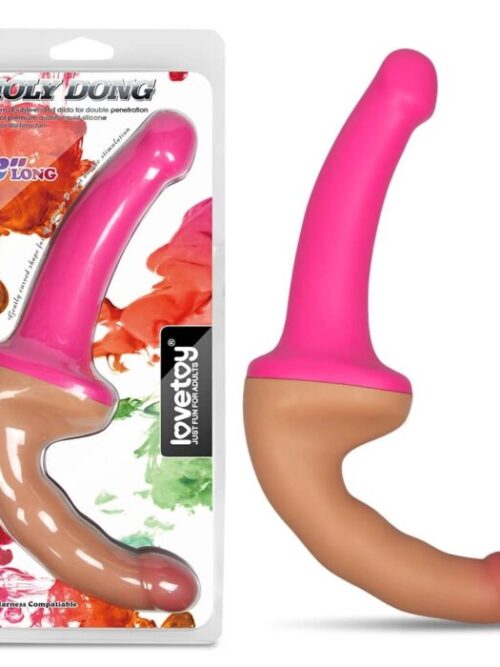 Διπλό Εύκαμπτο Dong Dildo 30 cm LOVETOY PINK