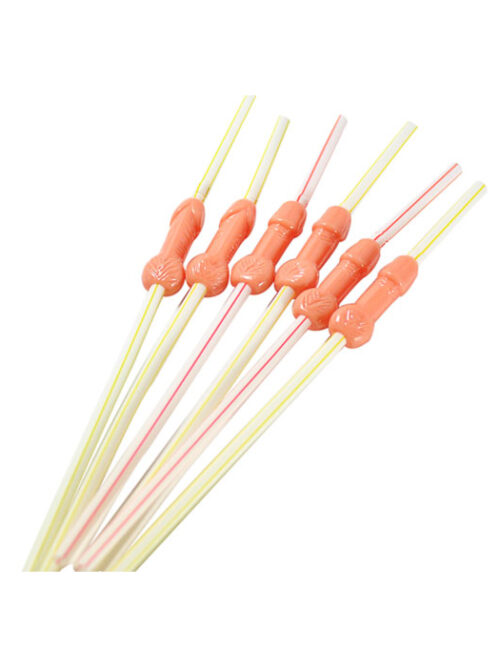 Καλαμάκια με Πέος - Sexy Cocktail Straw 6 pcs