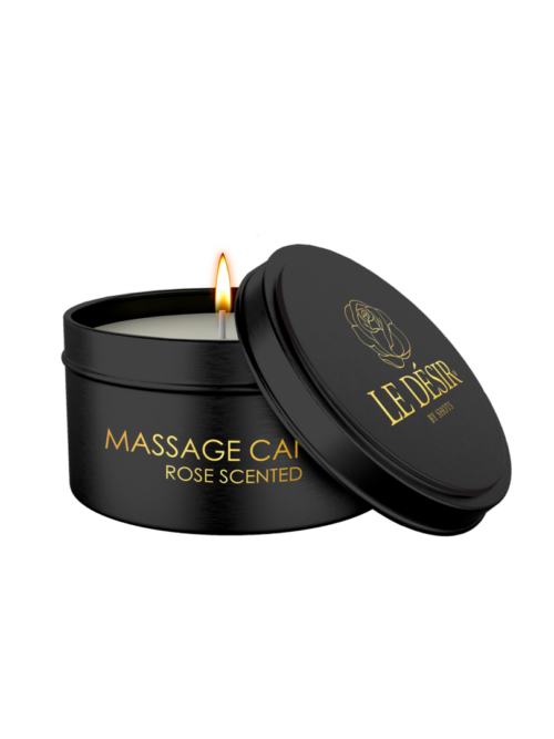 Κερί Μασάζ με Άρωμα Τριαντάφυλλο - Erotic Massage Candle Rose Scented 100gr