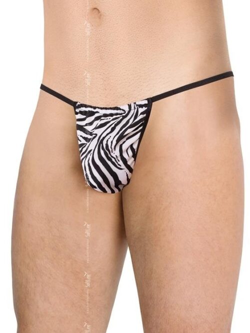 Mens Thong 4531 String - Zebra OneSize