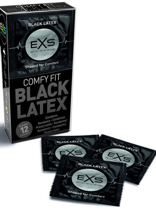 Προφυλακτικά EXS Black Latex 12 Pack