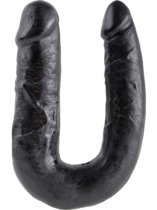 Διπλό Ρεαλιστικό Dildo King Cock U-Shaped Medium 17 cm (Black) – Pipedream