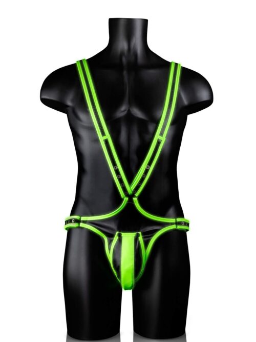 Ouch! Full Body Harness - Glow in the Dark